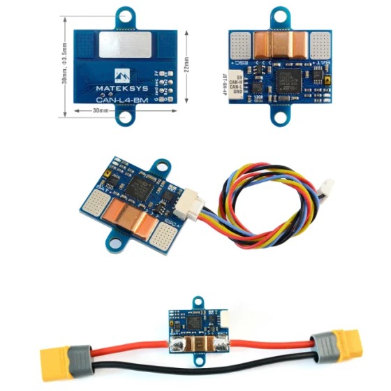 Original MATEK CAN-L4-BM AP_PERIPH DroneCAN Protocol DIGITAL POWER MONITOR H743 Slim V3 RC Drones Multirotors Fixed Wings UAV